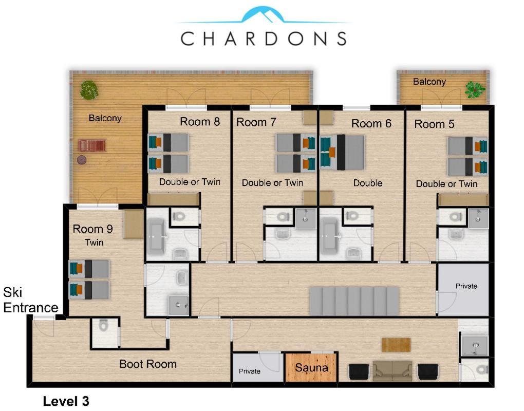 Chalet Panoramique By Chalet Chardons ティニュ エクステリア 写真